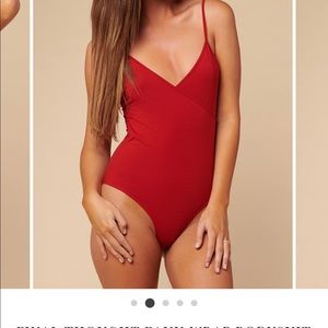 Red body suit- tank
